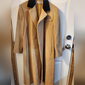 100% wool trench coat